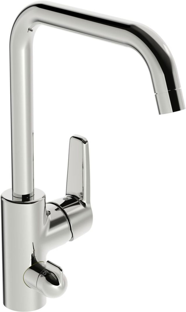 HANSA Einhebelmischer Küchenarmatur mit Spülmaschinenventil HANSAPOLO 5160 Ausladung 203 mm DN15 Chrom, 51602293