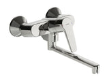 HANSA Einhebelmischer Waschtisch- und Küchenarmatur HANSAPOLO 5162 Ausladung 200 mm DN15 Chrom, 51622193