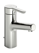 HANSA Einhebelmischer Waschtischbatterie HANSADESIGNO Style 5171 Zugstangenablaufgarnitur Ausladung 119 mm DN15 Chrom, 51712283