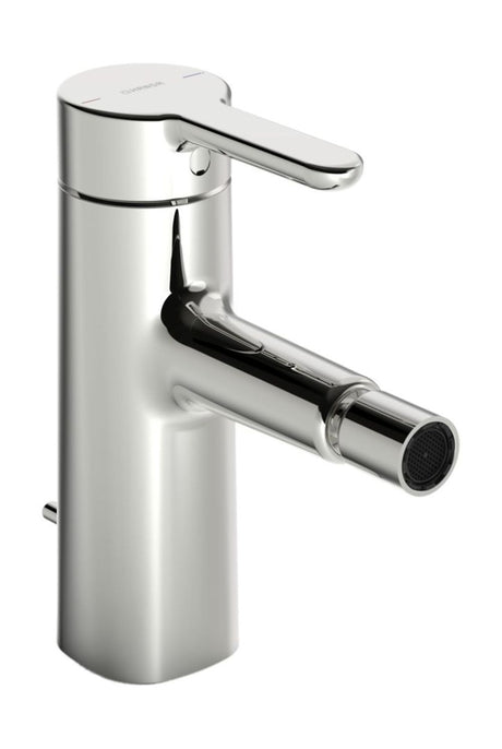 HANSA Einhebelmischer Bidet-Batt HANSADESIGNO Style 5173 Zugstangenablaufgarnitur Ausladung 117 DN15 Chrom, 51733283