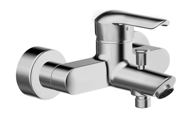 HANSA Einhebelmischer Wafü und Brausebatterie HANSAVANTIS 5244 Ausladung 159 mm DN15 Chrom, 52442173