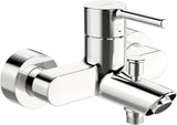 HANSA EHM Wannenfüll- und Brausebatterie HANSAVANTIS 5244 Ausladung 154 mm Chrom Pinhebel, 52442267