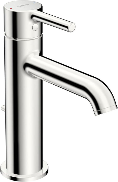HANSA EHM Waschtischbatterie, Niederdruck HANSAVANTIS Style 5438 Ablaufgarnitur mit Zugstange Ausladung 133 mm Chrom, 54381107