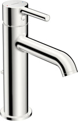 HANSA EHM Waschtischbatterie HANSAVANTIS Style 5456 Ablaufgarnitur mit Zugstange Ausladung 133 mm Chrom, 54562207