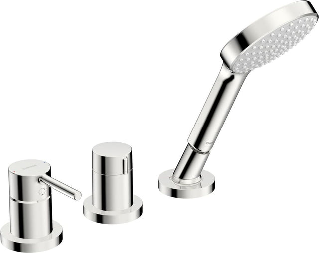 HANSA EHM Fertigmontageset für Wanne/Brause HANSAVANTIS Style 5470 Rosette rund 1-strahlig Chrom, 54709007