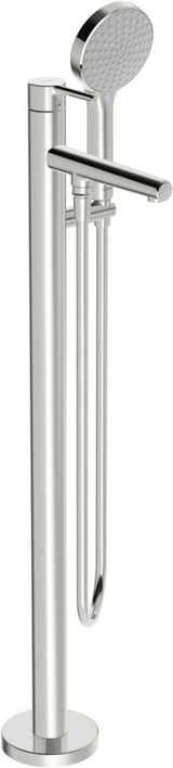 HANSA EHM Badebatterie mit Standrohr HANSAVANTIS Style 5483 Ausladung 209 mm Chrom, 54832007