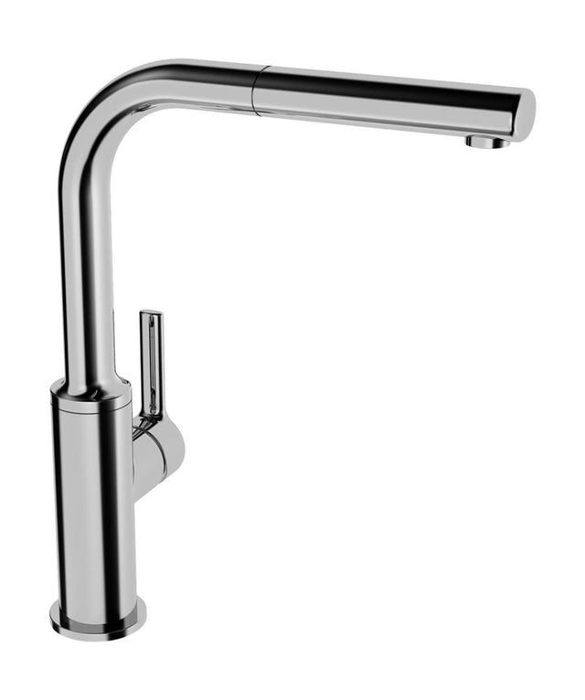 HANSA Einhebelmischer Küchenarmatur HANSARONDA 5491 Ausladung 217 mm DN15 Chrom, 54912273