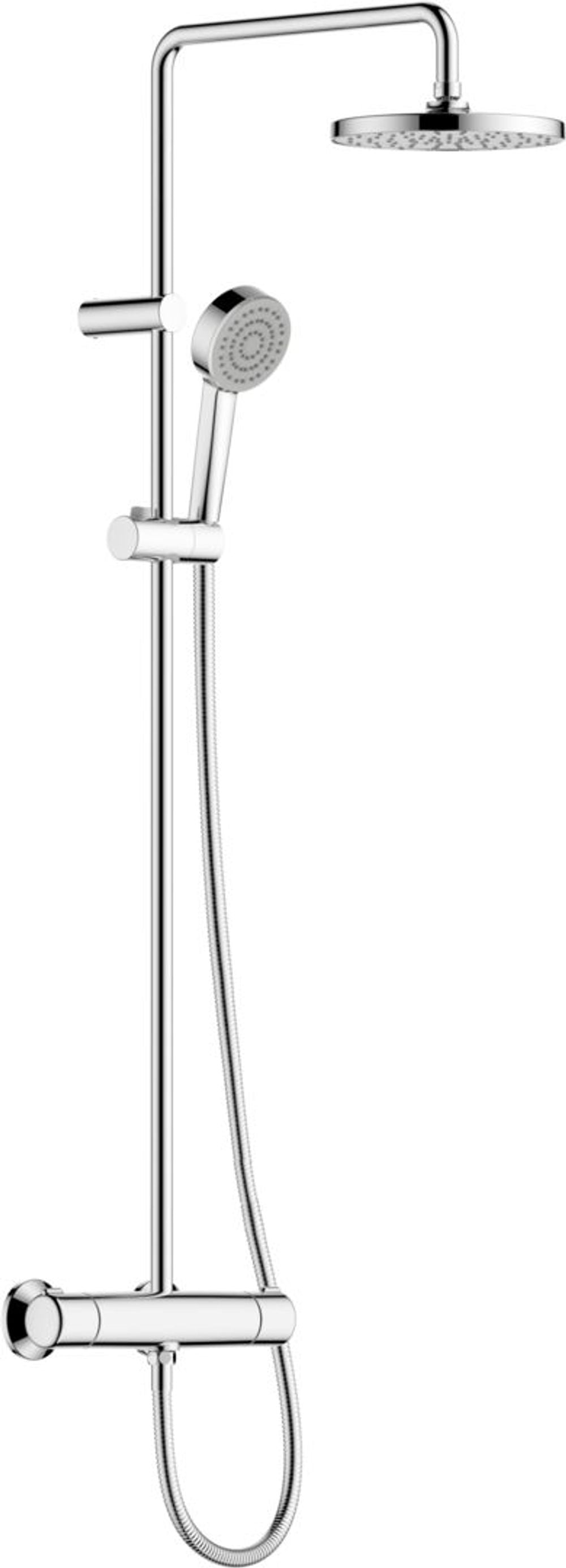 HANSA Regenbrause-Duscharmatur HANSABASIC 5535 1-strahlig DN 15 Chrom, 55350110