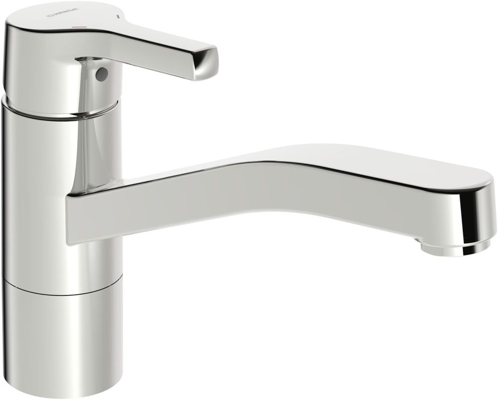 HANSA Einhebelmischer Küchenarmatur HANSAPALENO 5653 Ausladung 216 mm DN15 Chrom, 56532203