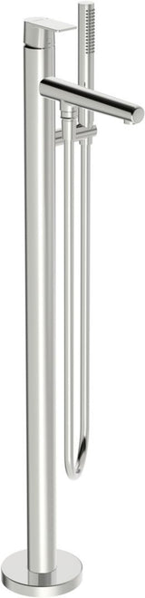 HANSA Einhebelmischer Badebatterie mit Standrohr HANSASTELA 5725 Ausladung 210mm Chrom, 57252073