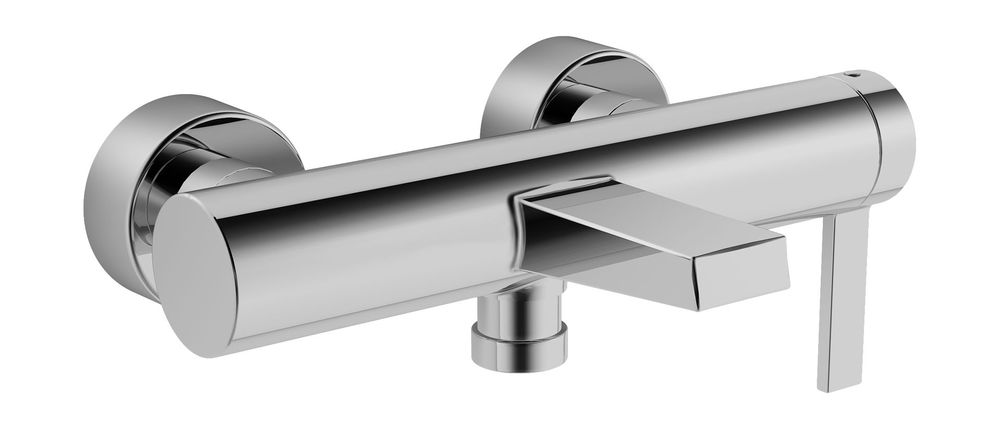 HANSA Einhebelmischer Wafü und Brausebatterie HANSALOFT 5770 Ausladung 162 mm DN15 Chrom, 57702103