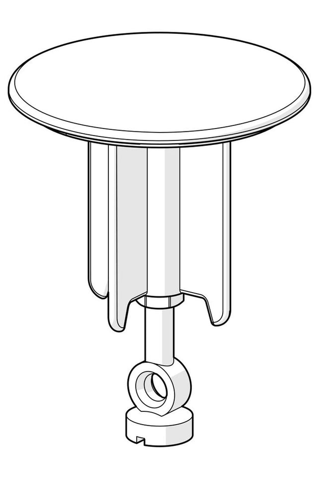 HANSA Stopfen Ablaufgarnitur HANSA d 63 mm Chrom, 59902021