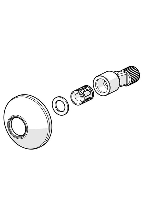 HANSA S-Anschluss HANSA G3/4 x G1/2 Chrom, 59904793