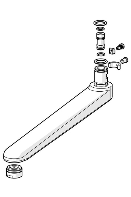 HANSA Auslauf HANSA L=235 Chrom, 59910417