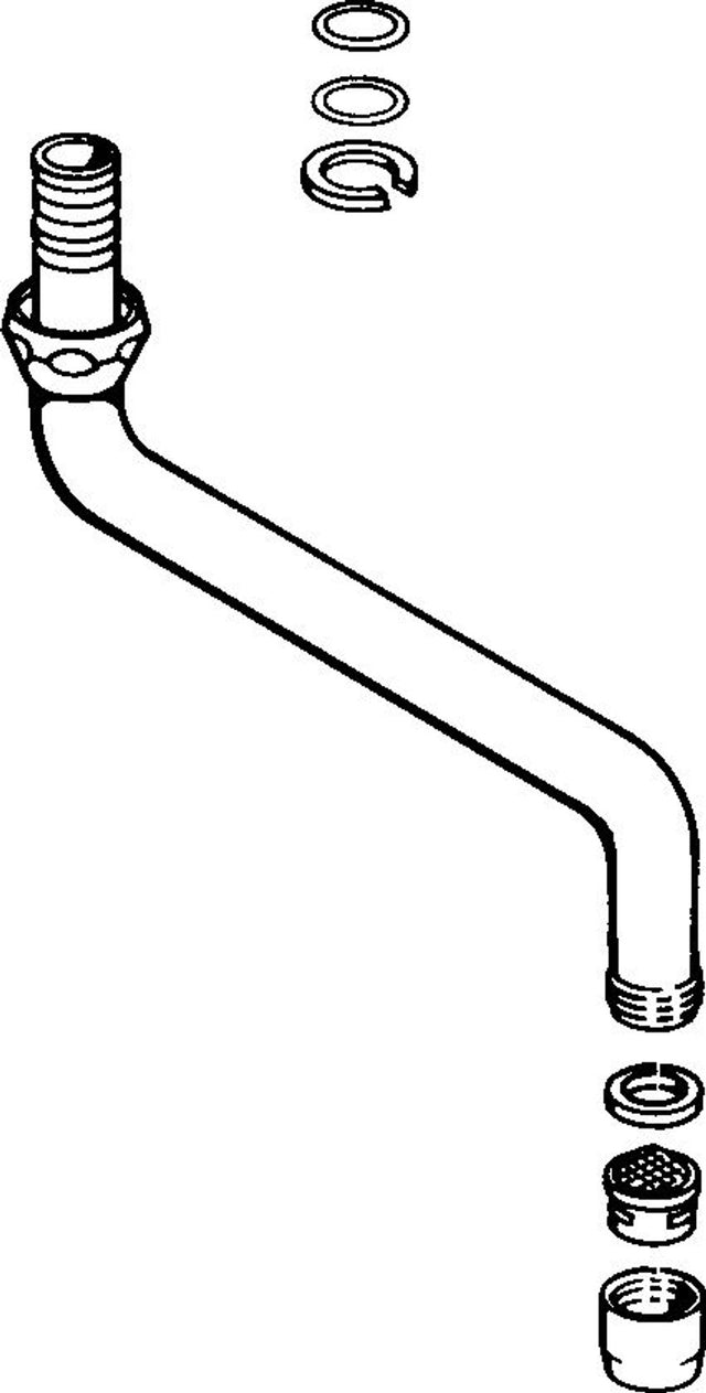 HANSA Auslauf HANSA L=200, G3/4 Chrom, 59911171