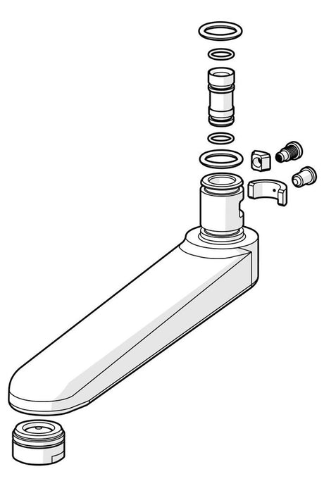 HANSA Auslauf HANSA L=145 Chrom, 59911380