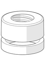 HANSA Rosette HANSA Chrom, 59913432