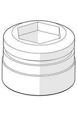 HANSA Montagering für Luftsprudler HANSA Chrom, 59913654