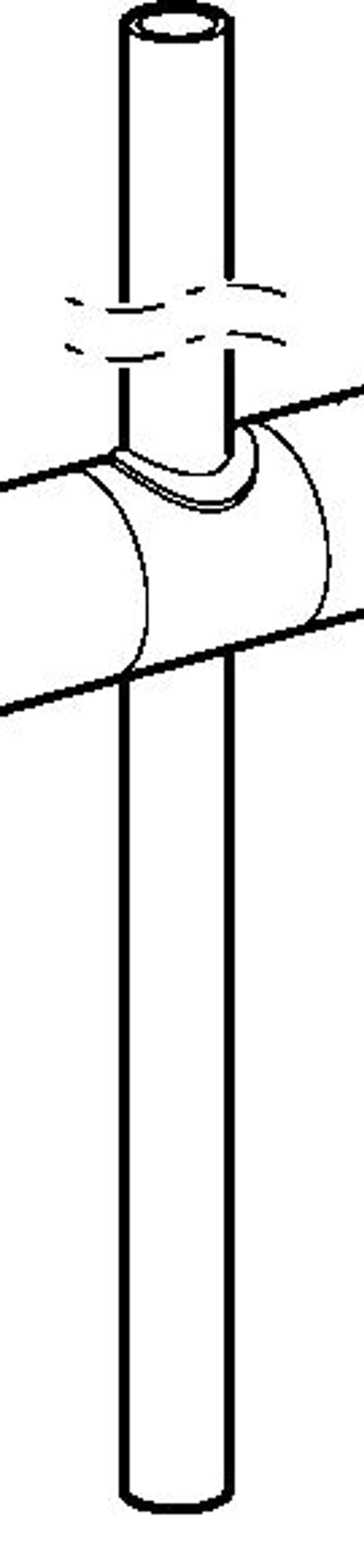 HANSA Brausearm ohne Kopfbrause HANSA Chrom, 59913814