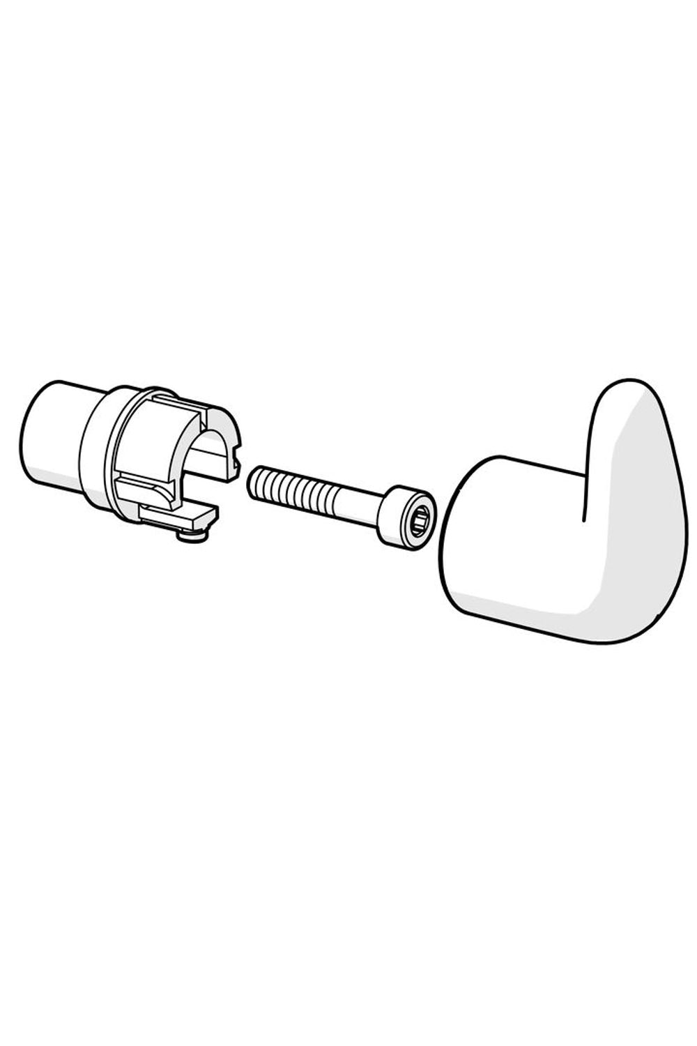 HANSA Temperaturregelung Griffgehäuse HANSA Chrom, 59914100