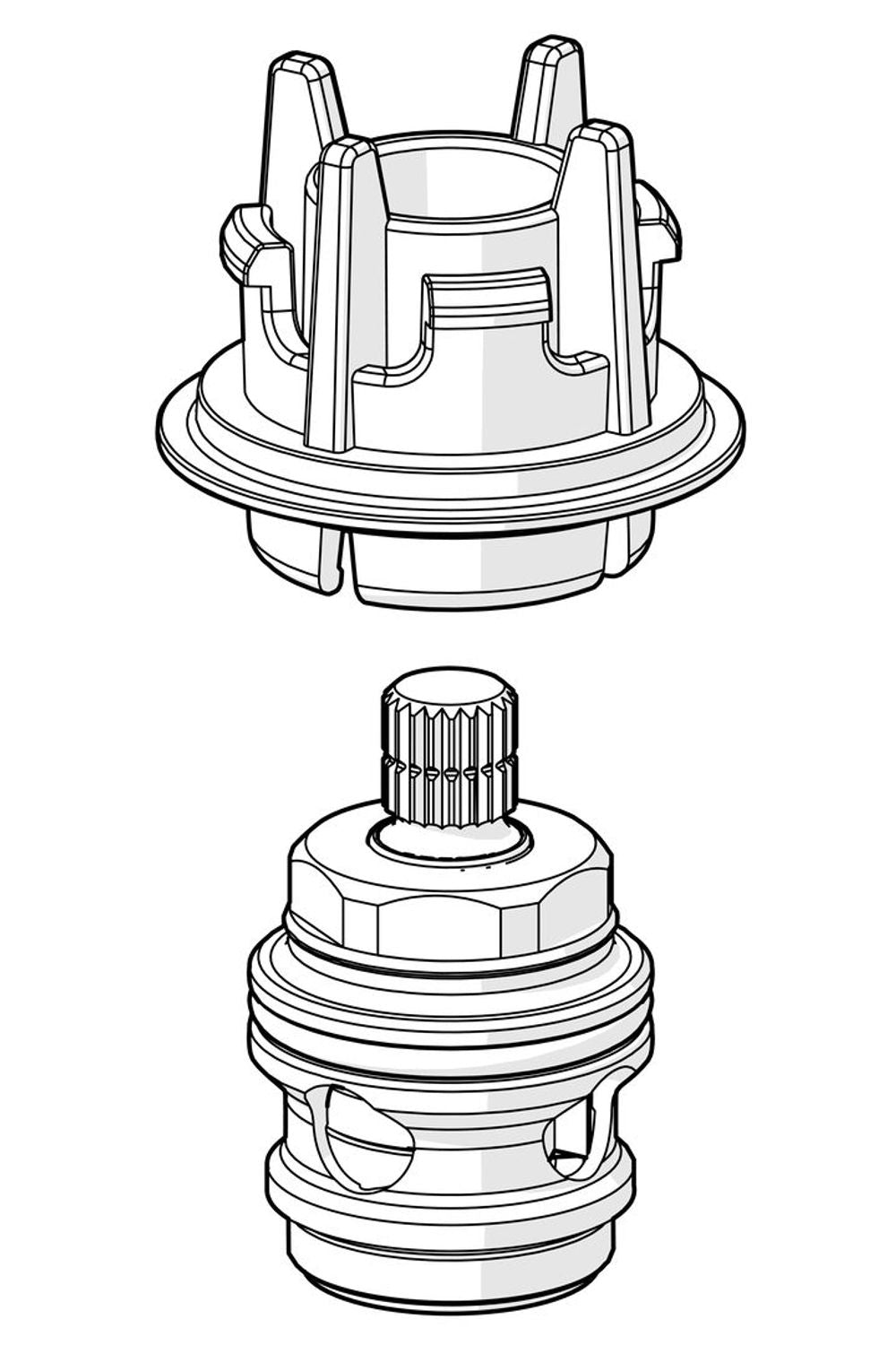 HANSA Oberteil W-wasser HANSA , 59914141