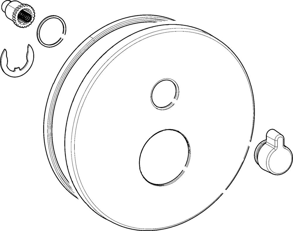 HANSA Rosette HANSA 170 mm Chrom, 59914221