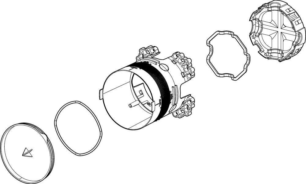 HANSA Installation box HANSA Chrom, 59914329