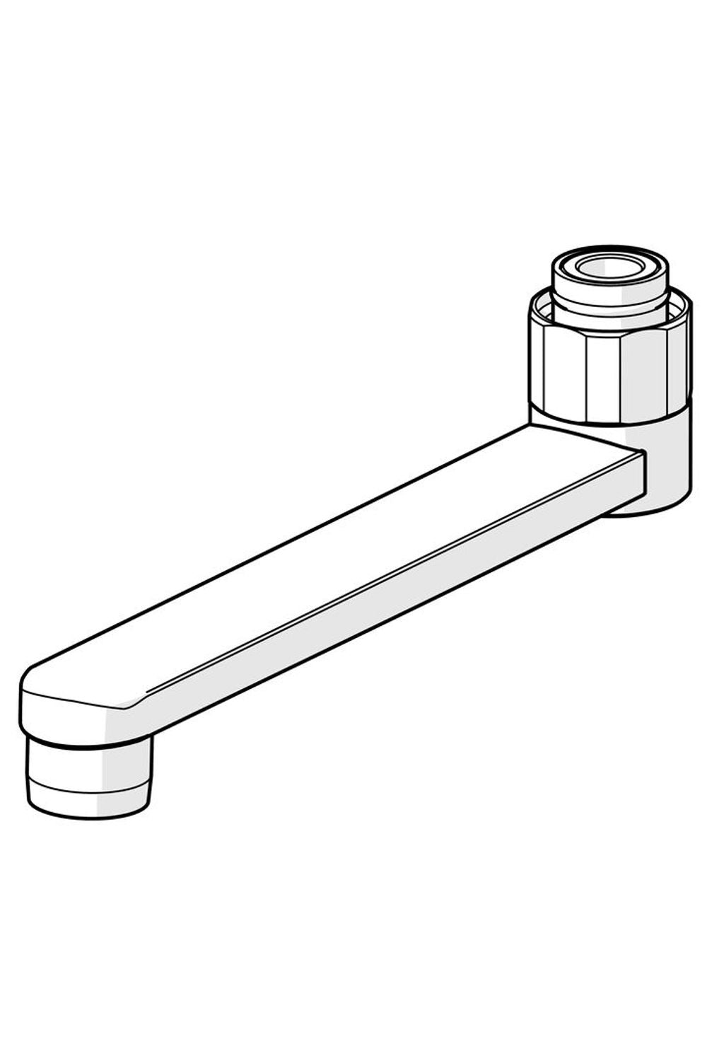 HANSA Auslauf HANSA L=150 Ausladung 150 mm Chrom, 59914470
