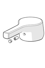 HANSA Einhebelmischer Hebel HANSAPALENO Chrom, 59914713