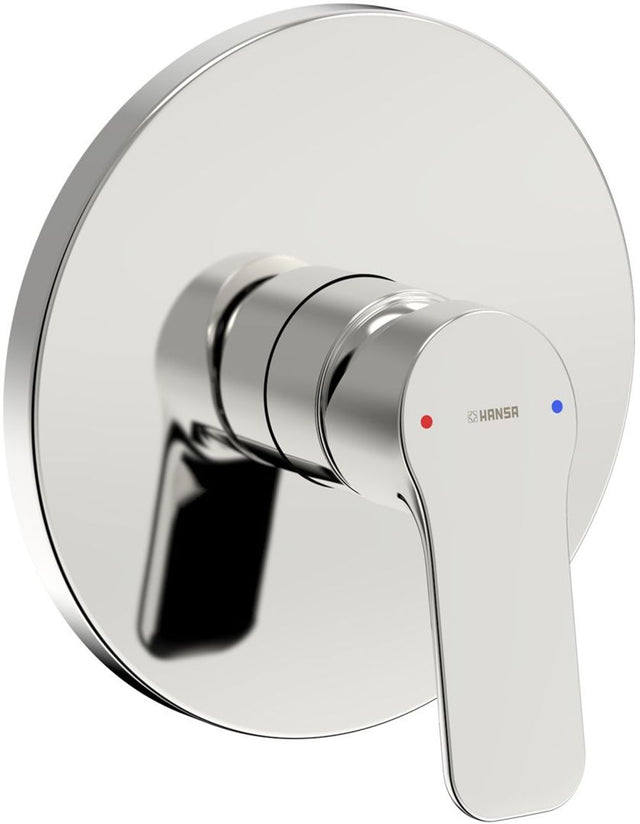 HANSA EHM Fertigset für Brause-Batterie HANSABASIC 8056 Rosette eckig Chrom, 80569003