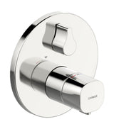 HANSA Fertigmontageset für Brausebatterie HANSALIVING 8113 Rosette rund Chrom, 81139552