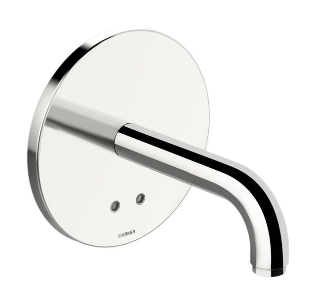 HANSA Fertigset für Waschtisch-Batterie HANSAELECTRA 8180 Rosette rund 3 V, Bluetooth Ausladung 170 mm Chrom, 81802109