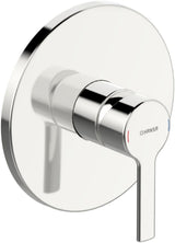 HANSA Einhebelmischer Fertigmontageset für Brausebatterie HANSARONDA 8386 Rosette rund Chrom, 83869573