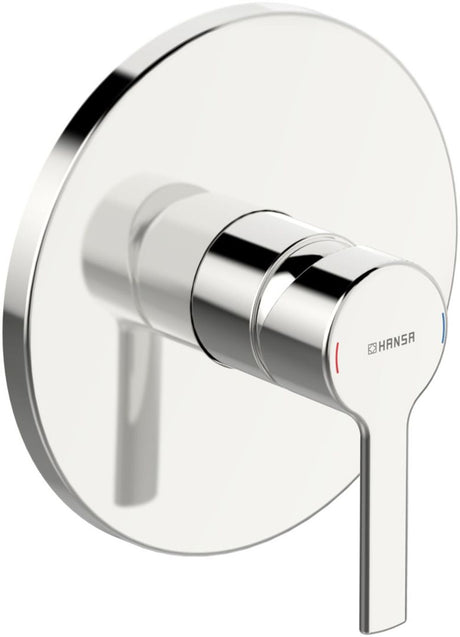 HANSA Einhebelmischer Fertigmontageset für Brausebatterie HANSARONDA 8386 Rosette rund Chrom, 83869573