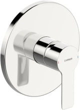 HANSA Einhebelmischer Fertigmontageset für Brausebatterie HANSALIGNA 8387 Rosette rund Chrom, 83879503