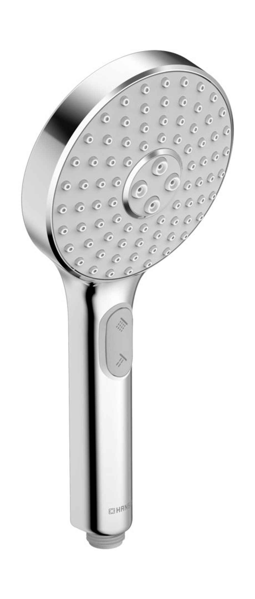HANSA Handbrause HANSAACTIVEJET 8433 3-strahlig Chrom/Hellgrau, 84330100