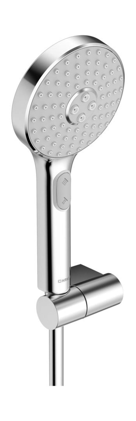 HANSA Handbrausegarnitur HANSAACTIVEJET 8438 3-strahlig Chrom/Hellgrau, 84380133