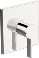 HANSA Einhebelmischer Fertigmontageset für Brausebatterie HANSALOFT 8762 Rosette eckig Chrom, 87629003
