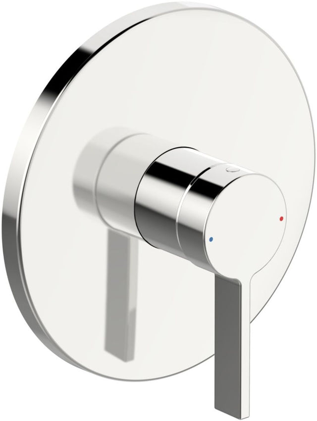 HANSA Einhebelmischer Fertigmontageset für Brausebatterie HANSALOFT 8773 Rosette rund Chrom, 87739003