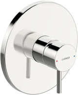 HANSA Einhebelmischer Fertigmontageset für Brausebatterie HANSASTELA 8785 Rosette rund Chrom, 87859041
