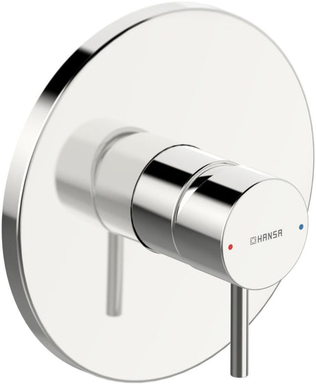 HANSA Einhebelmischer Fertigmontageset für Brausebatterie HANSASTELA 8785 Rosette rund Chrom, 87859041