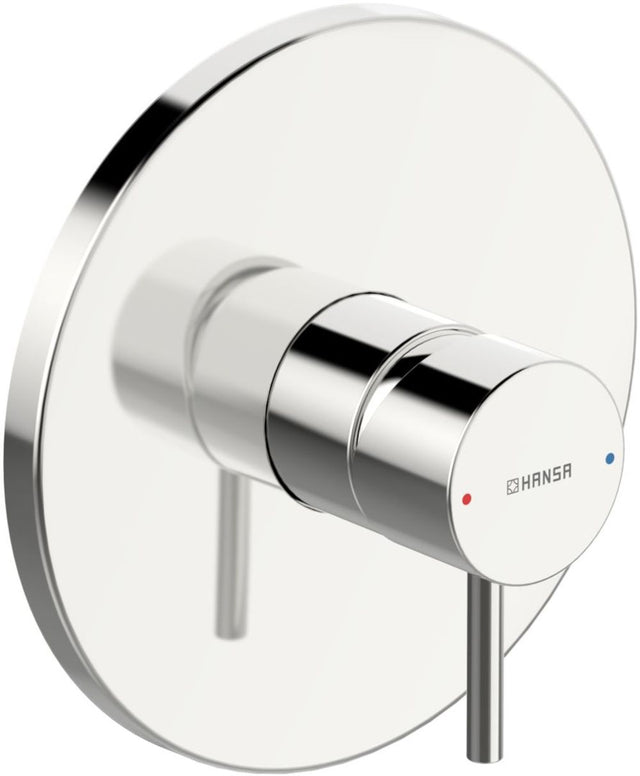 HANSA Einhebelmischer Fertigmontageset für Brausebatterie HANSASTELA 8785 Rosette rund Chrom, 87859041