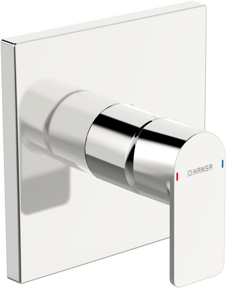 HANSA Einhebelmischer Fertigset für Brause-Batterie HANSASTELA 8785 Rosette eckig Chrom, 87859073