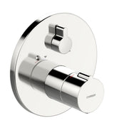 HANSA Fertigmontageset für Wanne/Brause HANSAHOME 8862 Rosette rund Chrom, 88629045