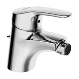 HANSA Einhebelmischer Bidetbatterie HANSAMIX 0106 Zugstangenablaufgarnitur Ausladung 113 mm DN15 Chrom, 01063283