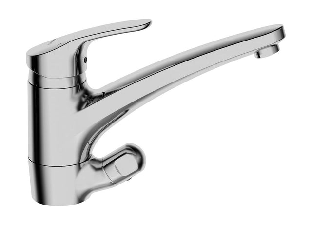 HANSA Einhebelmischer Küchenarmatur mit Spülmaschinenventil HANSAMIX 0115 Ausladung 203 mm DN15 Chrom, 01152283
