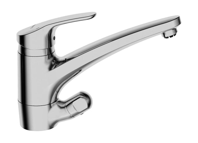 HANSA Küchenarmatur mit Spülmaschinenventil HANSAMIX 0121 Kupferrohr Ausladung 203mm DN15 Chrom, 01211183