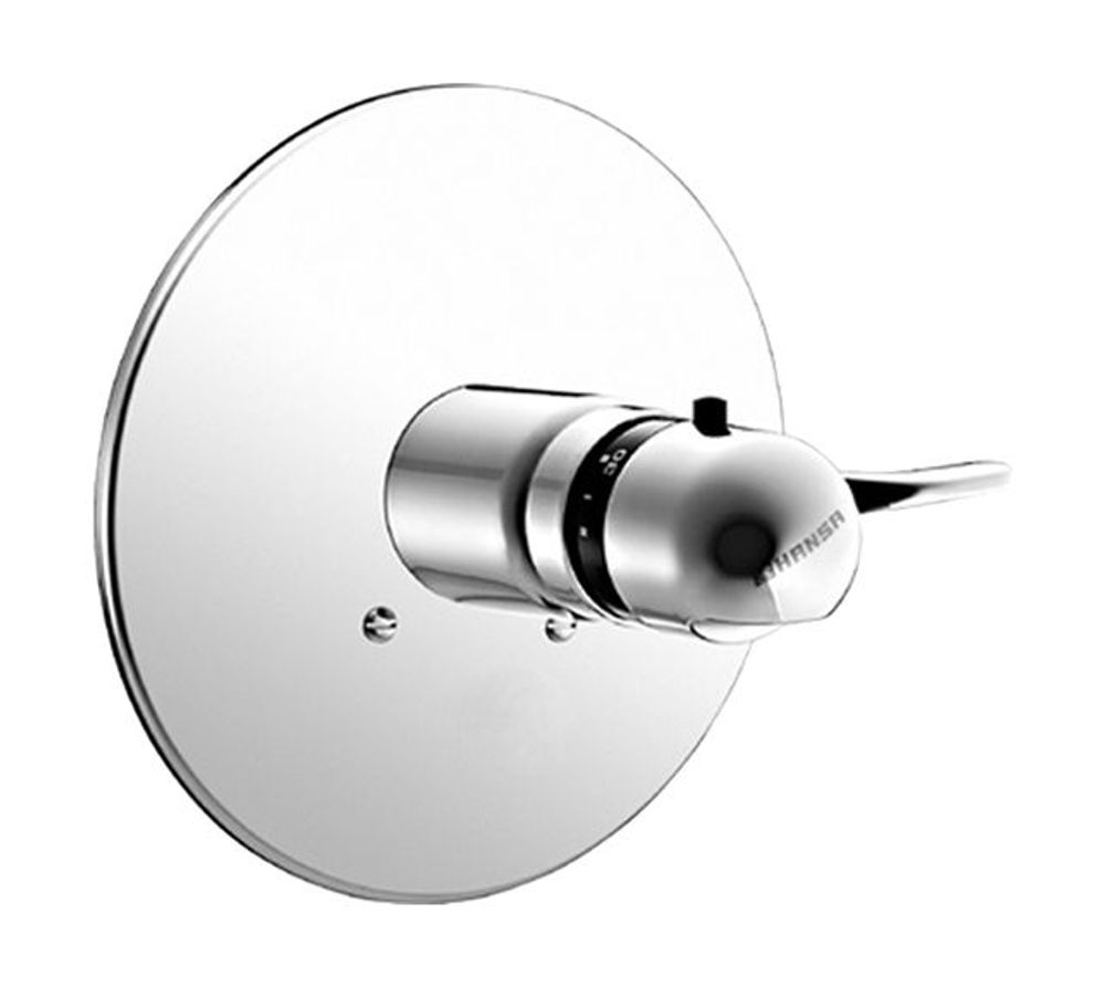 HANSA Fertigmontageset für Brausebatterie HANSA 0861 Rosette rund Chrom, 08619175
