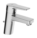 HANSA Einhebelmischer Waschtischbatterie HANSATWIST 0913 Kupferrohr Zugstangenablaufgarnitur Ausladung 121 mm DN15 Chrom, 09131183