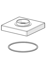 HANSA Rosette HANSA 75x75 mm Chrom, 1003885V
